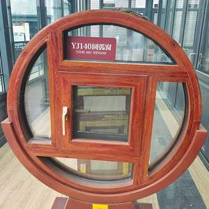 Giá Bán Buôn Cố Định Cửa Sổ Nhôm Tròn Thanh Lịch Mở - Product Image 4