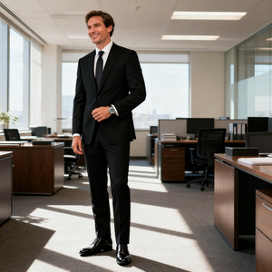 Vente en gros de 3 costumes noirs pour <span class=keywords><strong>homme</strong></span>, costumes de <span class=keywords><strong>mariage</strong></span>, vestes de <span class=keywords><strong>costume</strong></span> modernes, costumes et blazers pour <span class=keywords><strong>homme</strong></span>, nouveau design - Product Image 6
