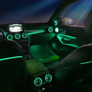 Auto Sistema De Iluminação Kit Luz Ambiente Carro LED Styling Luzes Ambiente Interior Do Carro Para Mercedes Benz W205/X253