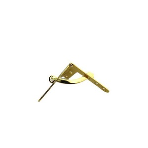 Bisagra en forma de 7 Guan Yan Wujin de 43x50mm, chapada en hierro, para joyería, cajas de cigarros de madera y puertas de gabinetes - Product Image 1