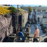 Écran LED modulaire pour DJ Booth Event P4.81 P2.9 P3.91 Kit mural LED extérieur Système de treillis de soutien au sol pour accrocher des écrans LED