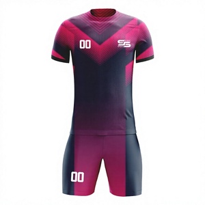ชุดเสื้อฟุตบอลแบบอัจฉริยะไล่ระดับสีชุด2025ปรับแต่งเครื่องแบบฟุตบอลเสื้อเจอร์ซีย์ฟุตบอลว่างเปล่า - Product Image 1