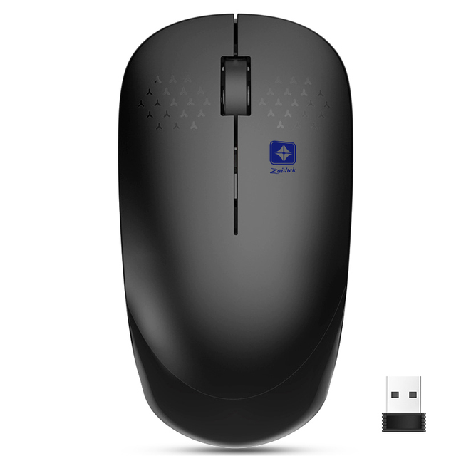 Factory Stock 1600 Dpi 3 Buttons 2.4G Wireless USB Ergonomic Mouse Battery Powered Optical Sensor for Laptop/Desktop