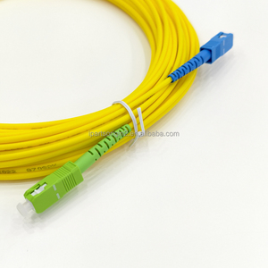 สายแพทช์ไฟเบอร์ออปติกแบบ Single Mode Simplex SC/APC ถึง SC/UPC ยาว 15 เมตร 9/125μm สีเหลือง สำหรับ FTTH จากโรงงานโดยตรง - Product Image 4