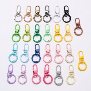 พวงกุญแจโลหะผสมสังกะสีสีมาการอง พร้อมห่วงสปริง อุปกรณ์ตกแต่งกระเป๋า สไตล์สดใสหวานๆ DIY - Product Image 5