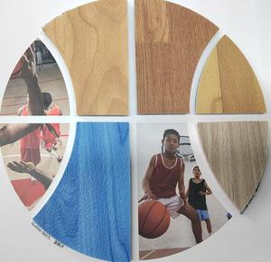 Hiện đại PVC Vinyl sàn thể thao chống trượt thảm nhựa cho quần vợt bóng rổ cầu lông bóng chuyền cho các trường học thể thao Tòa Án - Product Image 6