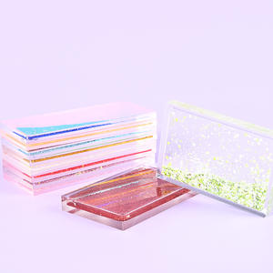 Acrylic Transparent Double-Sided Colorful Laser-Cut Mahjong Brick Stock Custom Logo Business <strong>Gift</strong> - Product Image 4