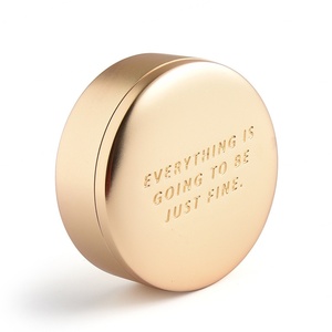 Wholesale Customized Logo Waterproof Round Shape Zinc Alloy <b>Metal</b> Pocket Pill Box Container - Product Image 6