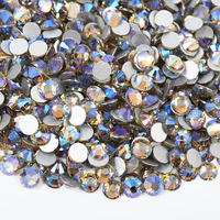 Nouvelles Couleurs SS6 SS12 SS16 SS20 SS30 Pierres de Cristal Aigue-marine Rêve Strass en Verre à Dos Plat Non Thermocollants pour DIY
