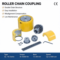Accouplement de chaîne à rouleaux en acier rigide KC pour l'exploitation minière, personnalisable OEM, construction forgée et trempée pour les imprimeries