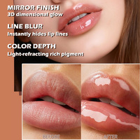 Gloss à lèvres de haute qualité en gros, logo personnalisé, hydratant, beauté, logo personnalisé, gloss à lèvres en marque privée