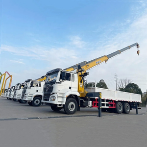 รถเครนติดตั้งบนรถบรรทุกแบบแขนยืดไสลด์ได้สำหรับงานหนัก SHACMAN H3000 6X4 12 ตัน รถเครนที่ดีที่สุดสำหรับยกตู้คอนเทนเนอร์บรรทุกสินค้า - Product Image 1