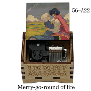 Caja Musical Howls Castillo móvil Caja de música Tema musical Canción Merry-Go-Round para Navidad Año Nuevo Regalo de vida único - Product Image 3
