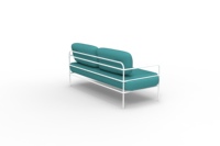 Ensemble de canapés de luxe en tissu italien pour bureau, appartement et hôtel – Collection de mobilier de détente
