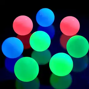 Juguetes de bolas para aliviar el estrés que brillan en la oscuridad, bolas adhesivas, fácil de limpiar, reutilizable, para apretar, divertidas bolas adhesivas luminiscentes, juguete - Product Image 1