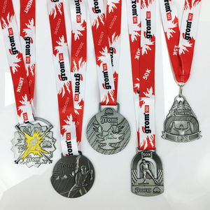 Werbe geschenke Benutzer definierte <span class=keywords><strong>3D</strong></span>-Metallmedaille mit Vergoldung und anpassbaren Größen - Product Image 5