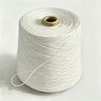 Qianshou 21S Bright White High-Tenacity 100% Polyester Raw Pattern Ring Spun Yarn Normal Twist Sewing Knitting Weaving Socks
