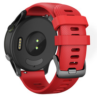 Eraysun 22mm Tali Jam Tangan Resmi Quick Fit Mewah yang Dapat Disesuaikan dari Karet Lembut untuk Pengganti Jam Tangan Pintar Garmin Forerunner 255