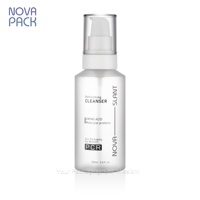 Bouteilles en plastique PET givré de 100 ml et 150 ml avec pompe blanche et bouchon transparent pour gel nettoyant, crème et lotion – Emballage élégant