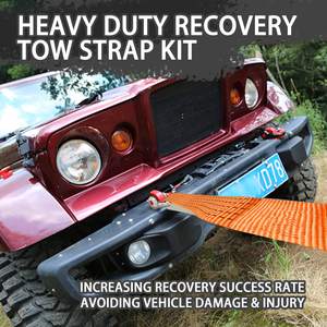 Sangle de remorquage de véhicule robuste de haute qualité 2 3 4 pouces sangle de récupération tout-terrain pour le remorquage de <span class=keywords><strong>voiture</strong></span> - Product Image 3