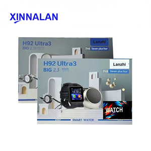 Reloj Inteligente H92 Ultra3, <span class=keywords><strong>7</strong></span> en 1, con Altavoz Portátil, Mini Auriculares Inalámbricos, Set de Regalo - Product Image 1