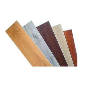 CE tiêu chuẩn giá tốt đẹp SPC bấm vào Sàn Vinyl kiểm soát ồn ào PVC Chất liệu gỗ xử lý bề mặt thiết kế đồ họa khả năng