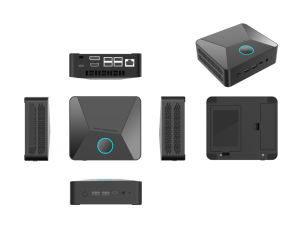 Mini PC de Última Generación con Cuatro Núcleos, DDR5, SSD, Diseño sin Ventilador, Computadora Portátil para Juegos, Mini Host Box con Conectividad <span class=keywords><strong>USB</strong></span> para AU/US/CN - Product Image 4
