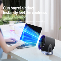 Ventilateur de bureau rechargeable AntarcChill à grande vitesse avec affichage numérique, télécommande, ventilateur de circulation d'air portable réglable