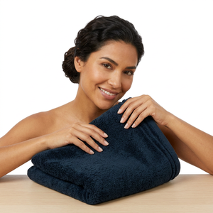 Serviette de table et serviette de toilette en coton 100% tissé, séchage rapide, pour hôtel, mariage, restaurant, cadeau - Product Image 2