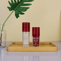 Bouteille à pompe sans air mat à double paroi de luxe de 30ml 50ml Bouteilles à pompe sans air en acrylique pour sérum pour le visage