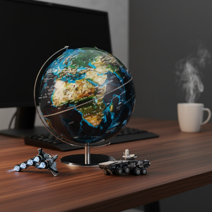 Petite carte du monde en plastique Durable, nouveau Style - Product Image 1