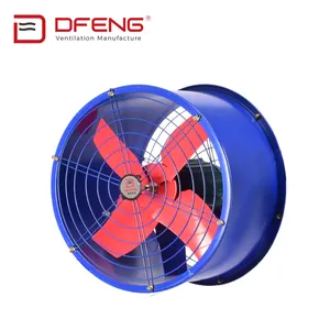 DF5B-4 yüksek hızlı endüstriyel hız eksenel akış vantilatörler/egzoz havalandırma fanı 0.55Kw üfleyici hava çıkışı eksenel Fan