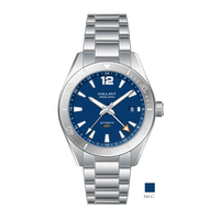 Jam Tangan Pria Sporty Mewah Berkualitas Tinggi, Anti Air, dengan Tali Baja Tahan Karat, Mesin Jepang Nh34 GMT