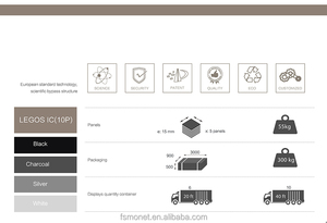 Estante de exhibición de cuarzo de piedra para sala de exposición, muestra de suelo de madera de mármol, soporte de exhibición de azulejos de cerámica montado en la pared - Product Image 3
