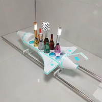 Bouteilles LED rechargeables Chariot Présentateur de Champagne Plateau de transport Navire de bateau Transporteur de vin Navire Présentoir de présentation