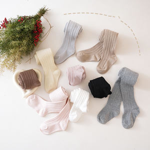 Pantimedias de Algodón Suave de Alta Calidad para Niñas, Medias Transpirables con Lazo, Leggings para Bebés, Niñas y Jóvenes - Product Image 3