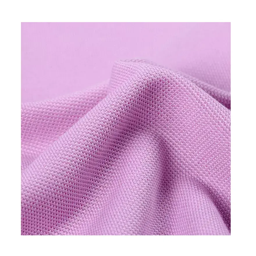 Thiết Kế Thời Trang 100%/Vải Pique Polyester Dệt Kim Cao Cho Trang Phục Mùa Hè-Áo Thun Polo