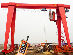 Grues à portique à poutre unique de 30 tonnes de haute qualité Nouveau palan de voyage d'usines industrielles à moteur de 15 tonnes pour la construction extérieure - Product Image 6