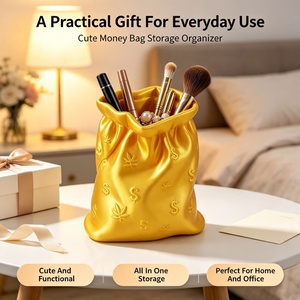 Porte-stylo Lucky Bag, porte-crayons créatif pour bureau, organisateur de pinceaux de maquillage, décoration de bureau, cadeau - Product Image 6