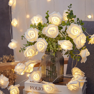 Wholesale Multicolor <strong>LED</strong> Simulation Rose <strong>Light</strong> <strong>String</strong> Battery Box Romantic Decoration Indoor <strong>String</strong> <strong>Lights</strong> - Product Image 2