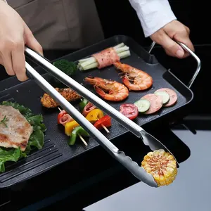 Extra Long Stainless Steel Barbecue Tongs