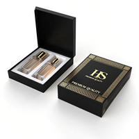 Conception de luxe Bougie Vide Bouteille En Verre Cosmétique Boîte De Papier Emballage 30ml 50ml 100ml Impression Personnalisée Bouteille De Parfum Avec Boîte
