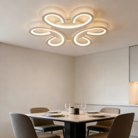 Plafonnier LED moderne minimaliste en forme de fleur, éclairage domestique, décoration pour salon, cuisine, chambre à coucher