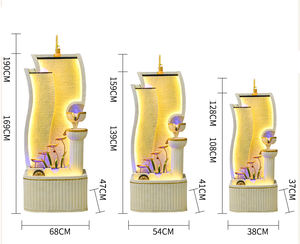 Fontaine d'eau décor de jardin cascade <span class=keywords><strong>Casade</strong></span> feng shui intérieur chutes d'eau chute d'eau fontaine intérieure maison cour intérieur - Product Image 5
