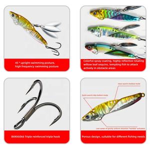 Offre Spéciale 8g 16g 21g 3D yeux réalistes pêche en métal jigging appât vibrant cuillère naufrage métal VIB leurre de pêche pour <span class=keywords><strong>perche</strong></span> - Product Image 3