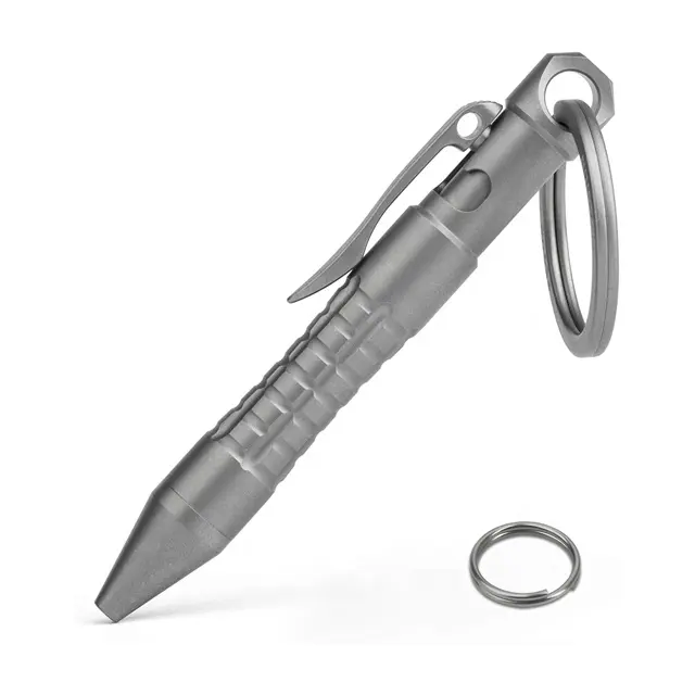 Mini Size EDC Ballpoint Gift Pens Precision Machined Writing Metal Cute Titanium Pen