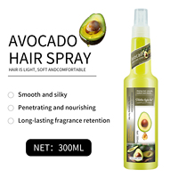 OEM Spray de traitement capillaire à l'avocat biologique professionnel personnalisé Utilisation en salon Contrôle des frisottis Ingrédients lissants et nourrissants