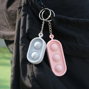 Mini porte-clés anti-stress en silicone pour enfants, unisexe, 2-4 ans, bulles de décompression - Product Image 1