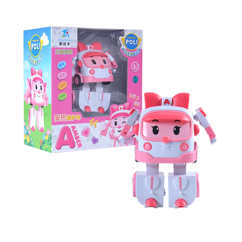 Robocar Toy Genuine Poli Toy Transforming Robot Car Model Anime Action Figure Toy Kids Christmas Gift