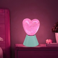 TIANHUA Meilleure vente de veilleuse LED de haute qualité coeur romantique 3D RGB changement de couleur AAA batterie puissance lampe de nuit créative